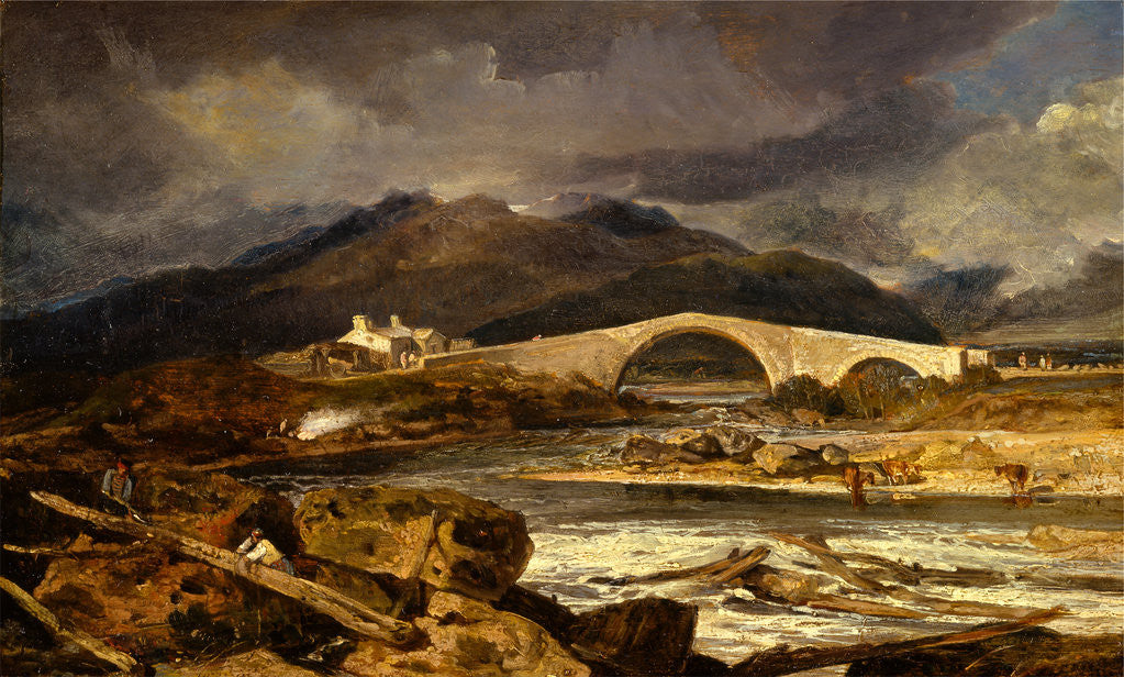 Detail of Tummel Bridge, Perthshire Dummel Bridge Dummel Bridge, Fifeshire, Painted in 1812 Highland Bridge by Joseph Mallord William Turner