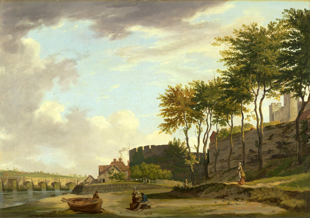 Detail of The Medway at Rochester by Francis Wheatley