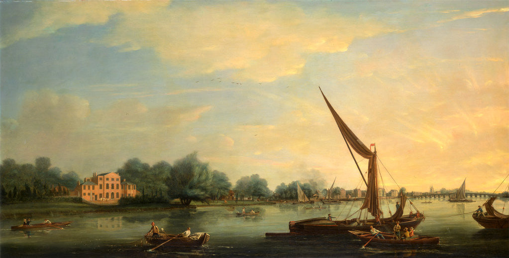 The Thames at Chelsea by Thomas Whitcombe
