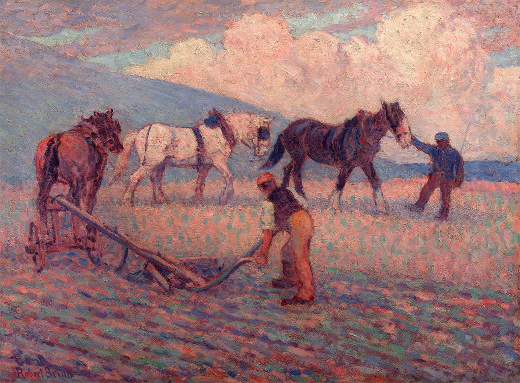 Detail of The Turn Rice-Plough, Sussex The Turn-Rice Plough by Robert Polhill Bevan