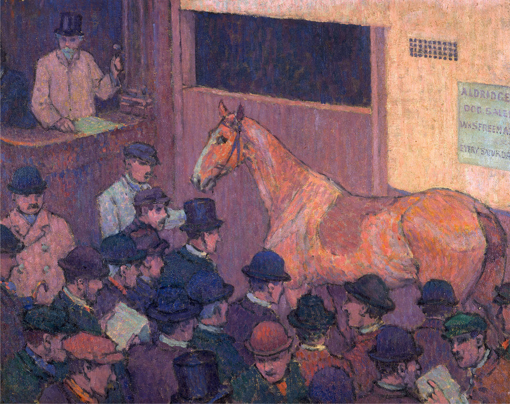 Detail of Quiet with all Road Nuisances by Robert Polhill Bevan