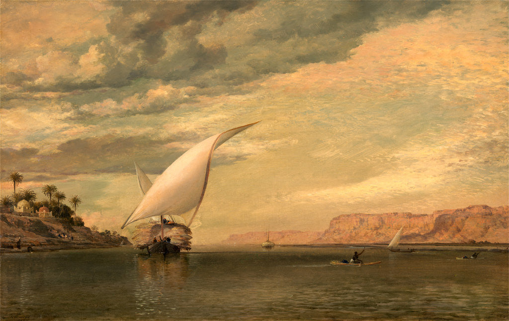 Detail of On the Nile by Edward William Cooke