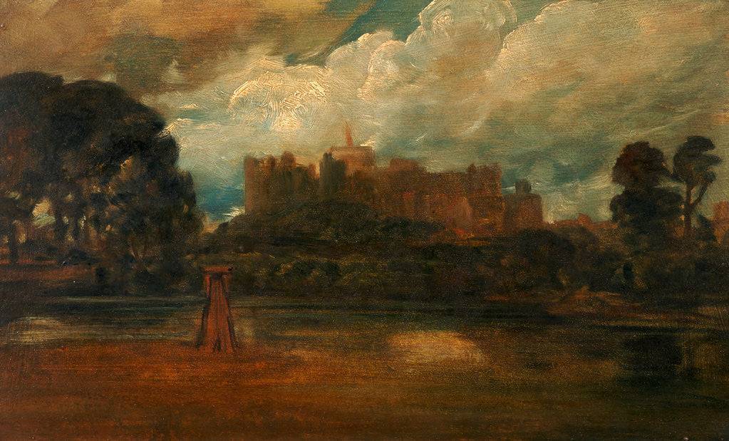 Detail of Windsor Castle by Peter DeWint