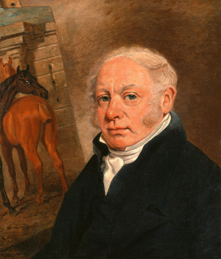 Detail of Ben Marshall Portrait of Ben Marshall by Lambert Marshall