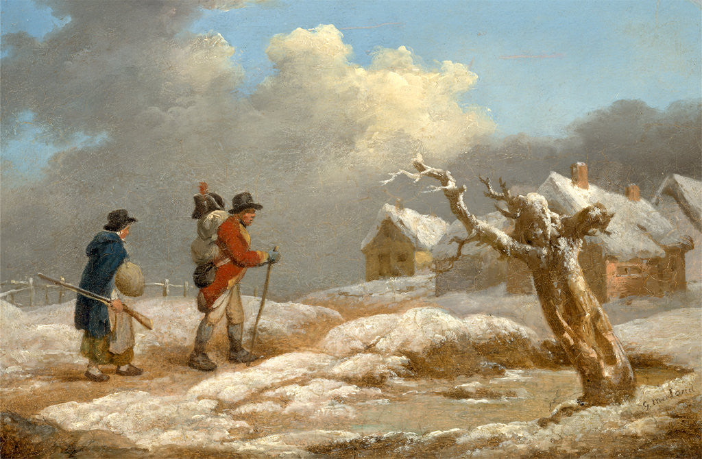 Detail of A Soldier's Return by George Morland
