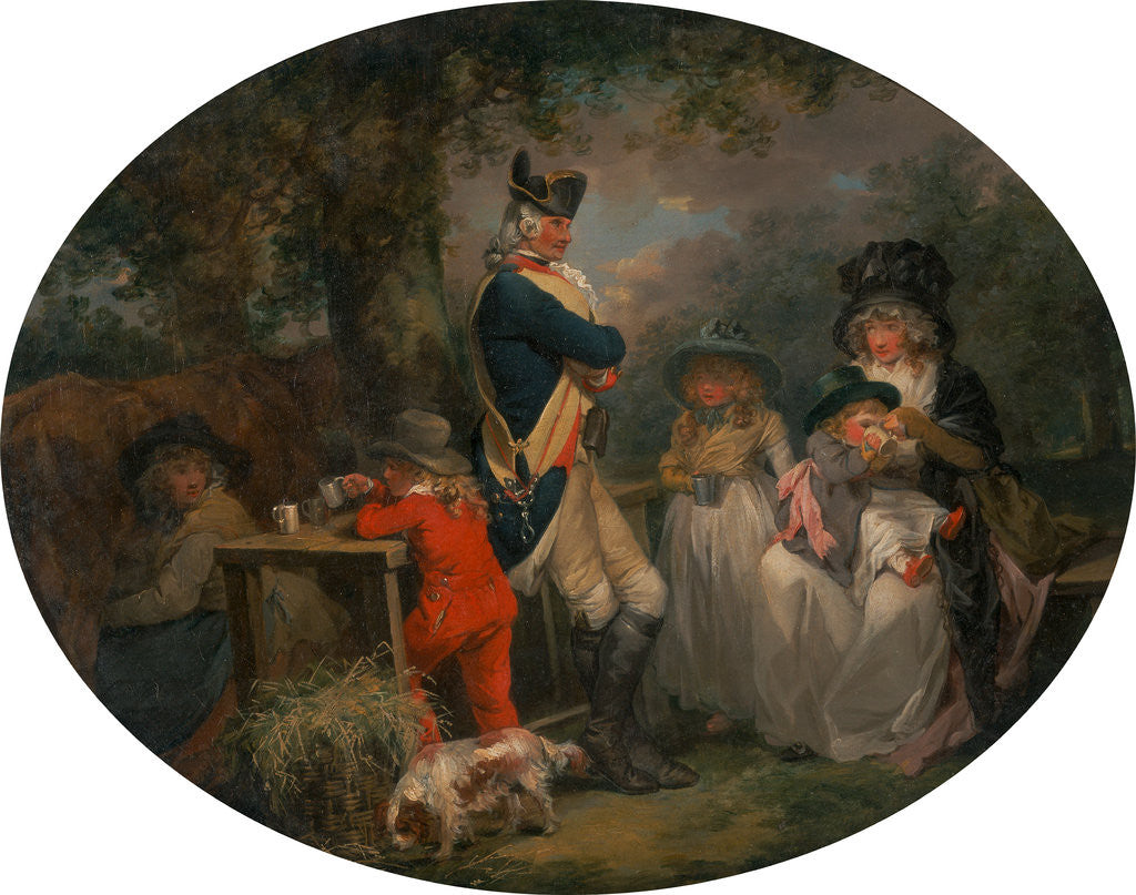 Detail of St. James's Park by George Morland