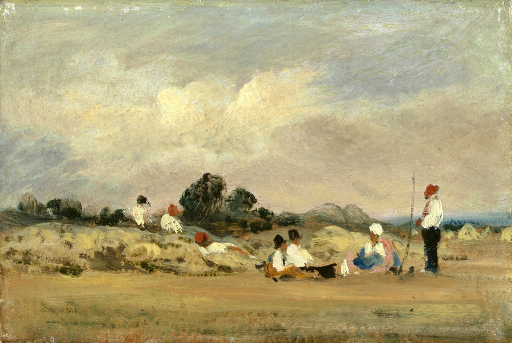 Detail of Haymakers Resting by Frederick W. Watts