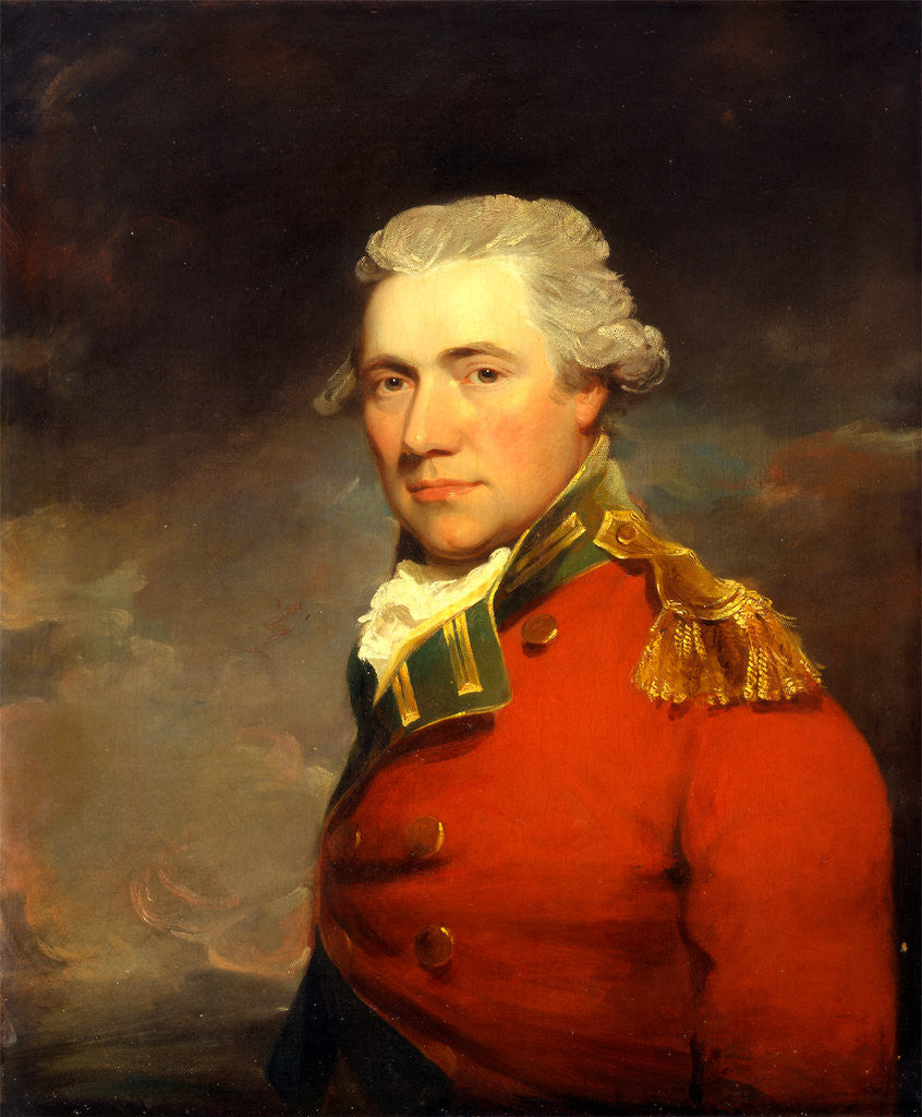 Detail of An Unknown British Officer, Probably of 11th (North Devonshire) Regiment of Foot, c.1800 by John Hoppner