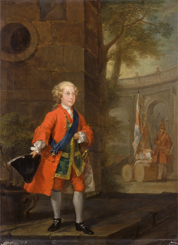 Detail of William Augustus, Duke of Cumberland by William Hogarth