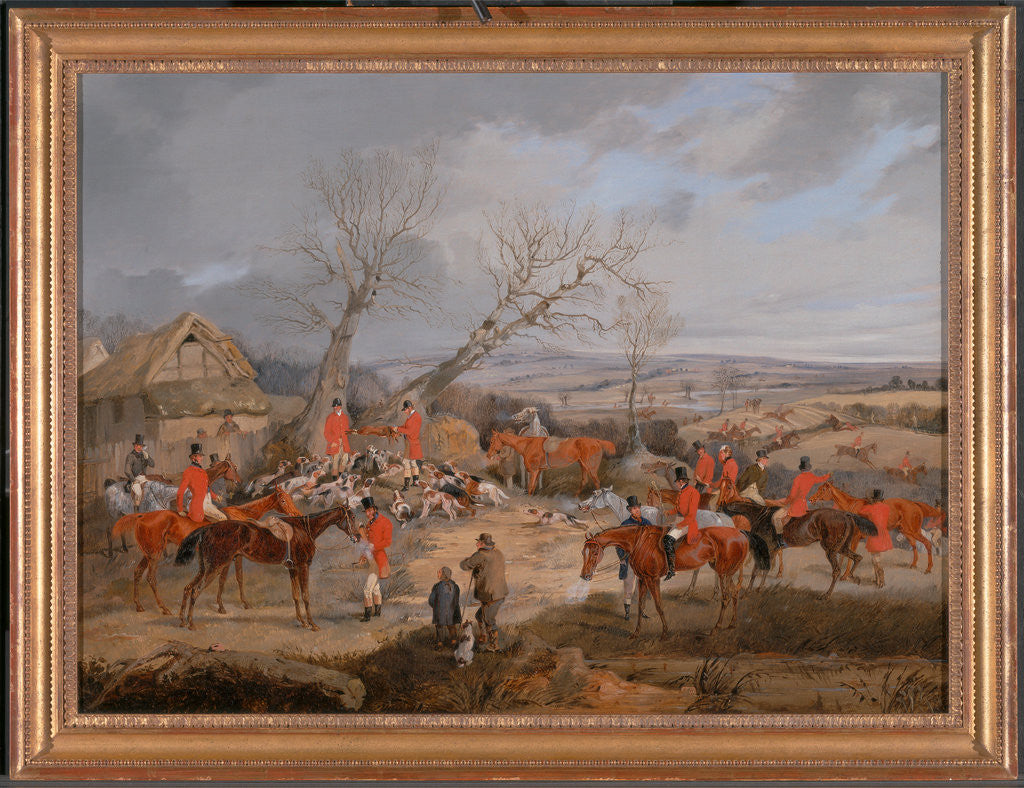 Detail of Hunting Scene: The Kill The Belvoir Hunt: The Death by Henry Thomas Alken