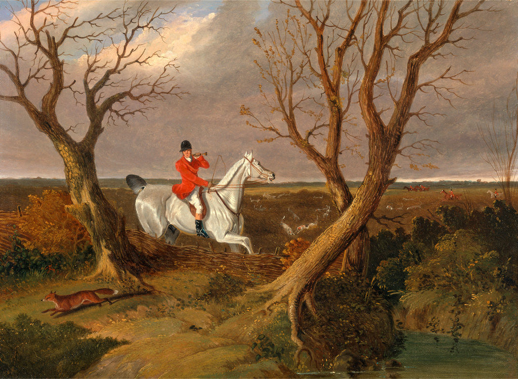 Detail of The Suffolk Hunt: Gone Away The Suffolk Hunt - Gone Away by John Frederick Herring