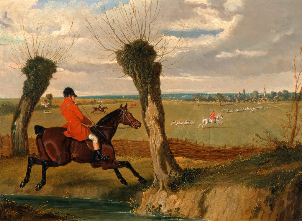 Detail of The Suffolk Hunt: Full Cry The Suffolk Hunt - Full Cry by John Frederick Herring