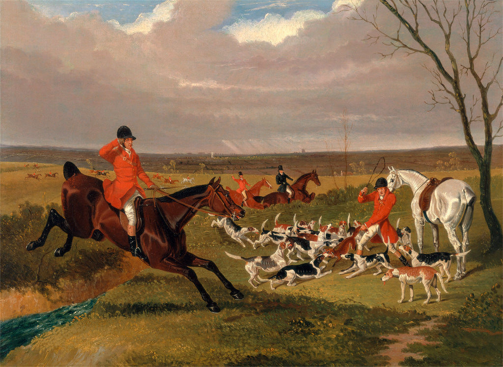 Detail of The Suffolk Hunt : The Death by John Frederick Herring