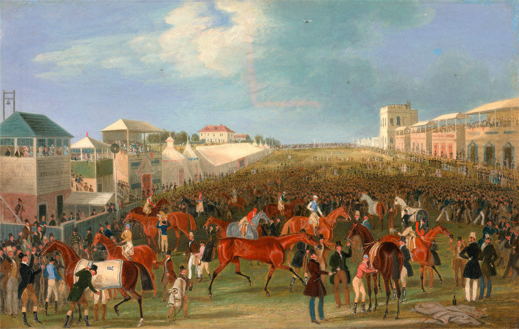 Detail of Epsom Races: The Race Over by James Pollard