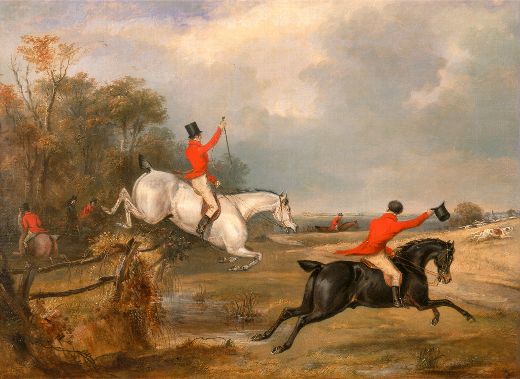 Detail of Bachelor's Hall: Breaking Cover by Calcraft Turner