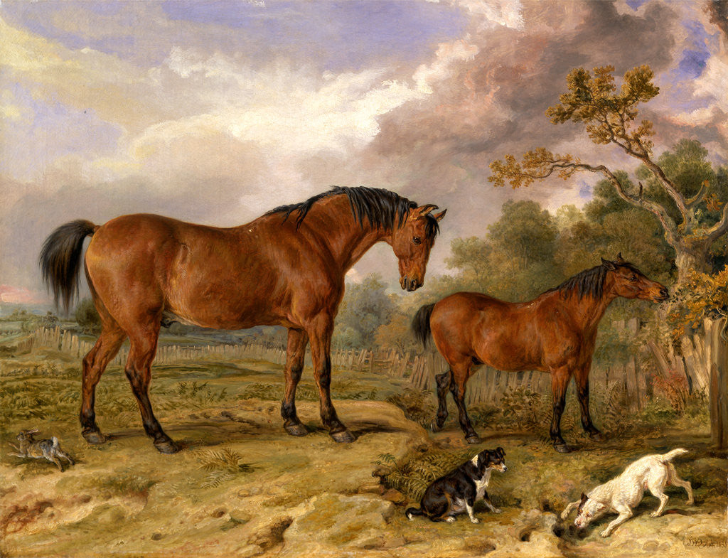 Detail of Portrait of Reformer, Blucher, Tory and Crib by James Ward