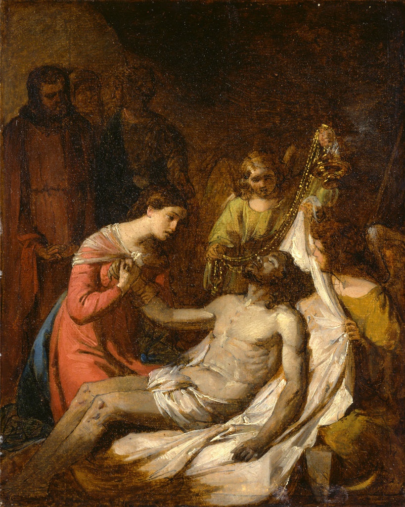 Detail of Study of the Lamentation on the Dead Christ by Benjamin West