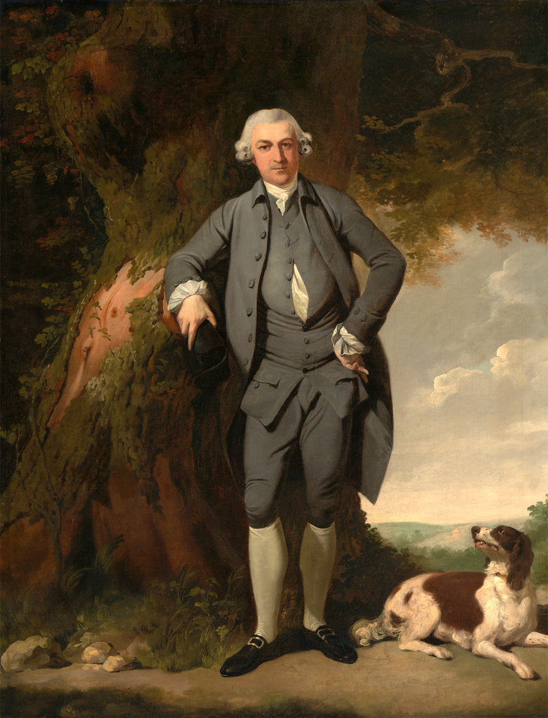 Detail of Mr. Bentley by Francis Wheatley