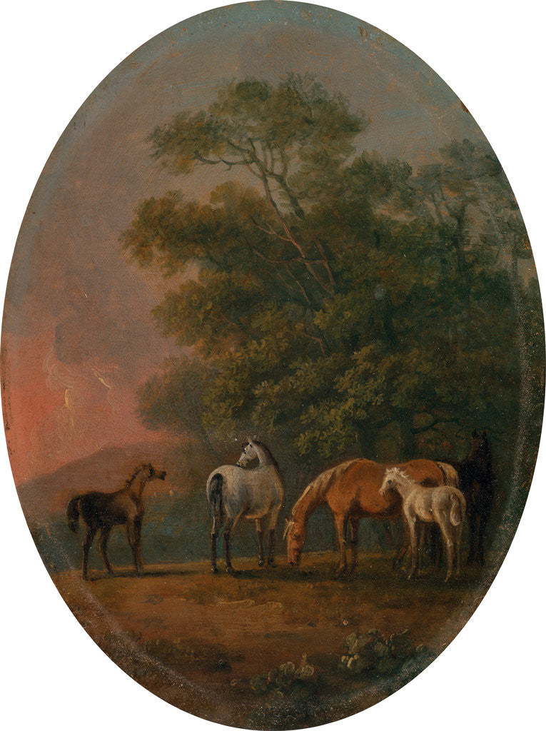 Detail of Mares and Foals by Sawrey Gilpin
