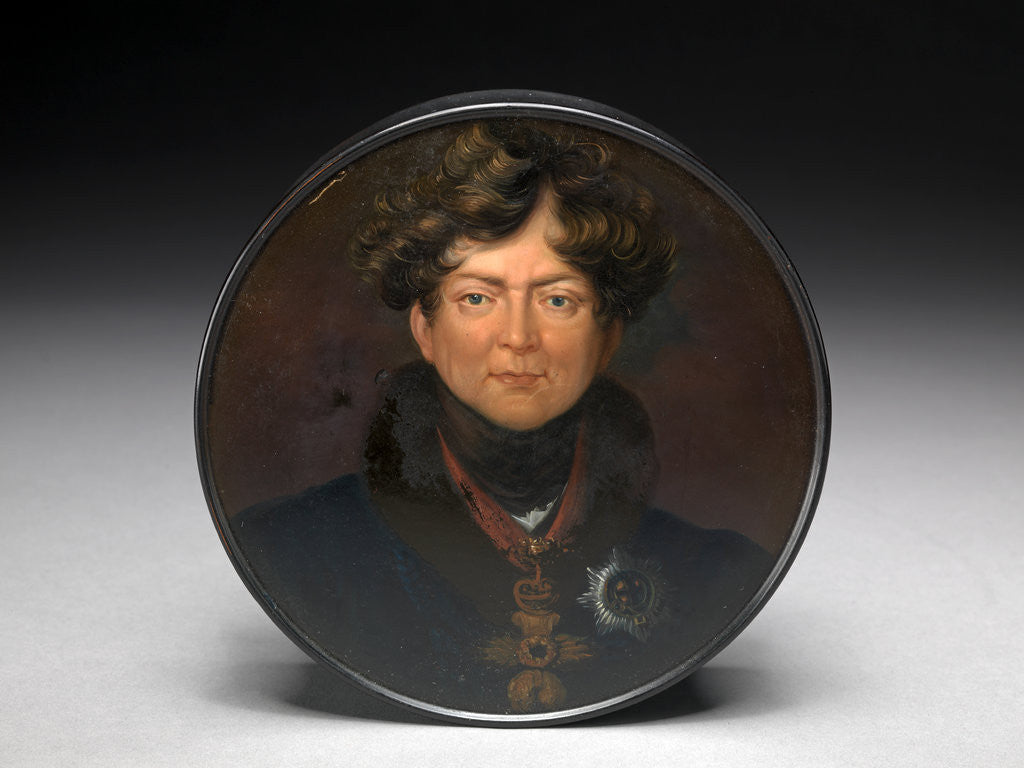 Detail of Portrait of George IV by Anonymous