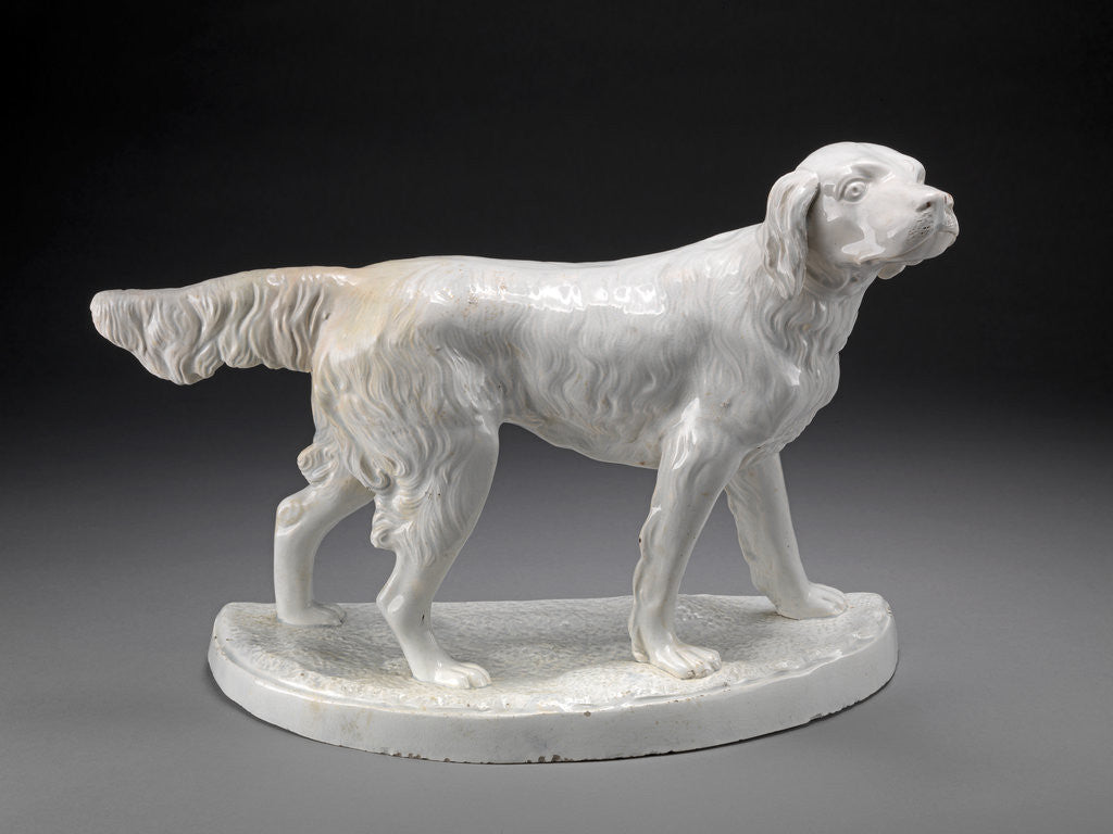 Detail of Ceramic, A Setter by Anonymous