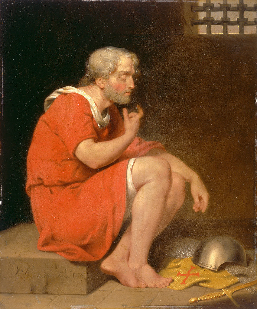 Detail of Robert, Duke of Normandy, in Prison by John Downman
