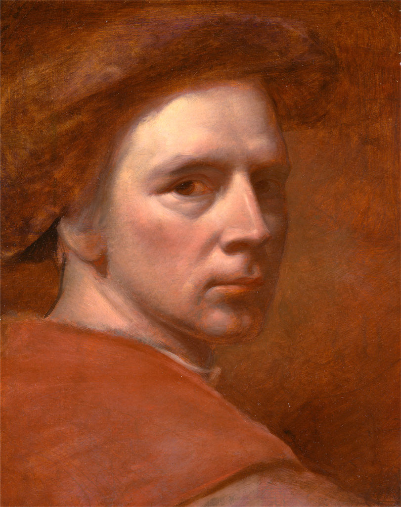 Detail of Self-Portrait by George Richmond