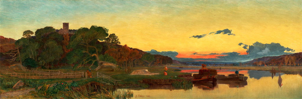 Detail of Whitlingham, Norfolk by Frederick Sandys