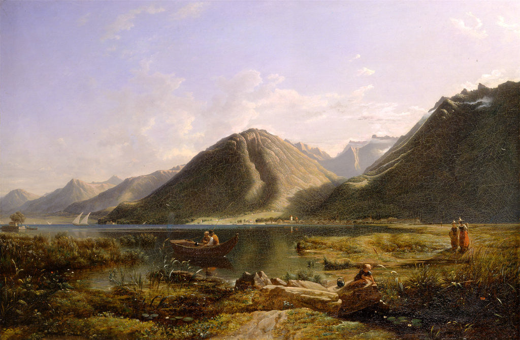 Detail of End of Lake Geneva by Francis Danby