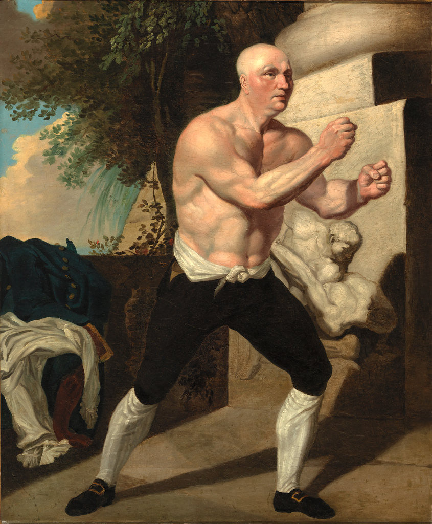 Detail of Jack Broughton, the Boxer by John Hamilton Mortimer