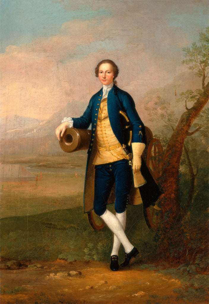 Detail of Gentleman with a Cannon by Arthur Devis