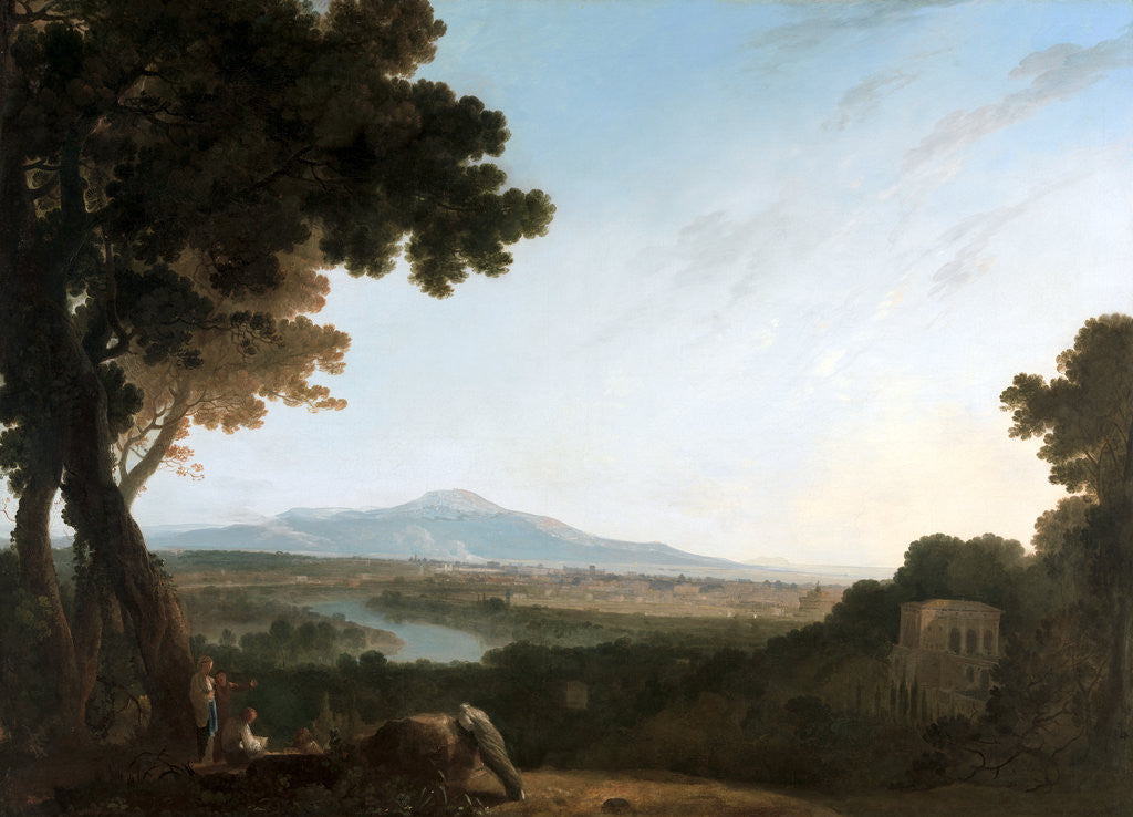 Detail of Rome from the Villa Madama by Richard Wilson