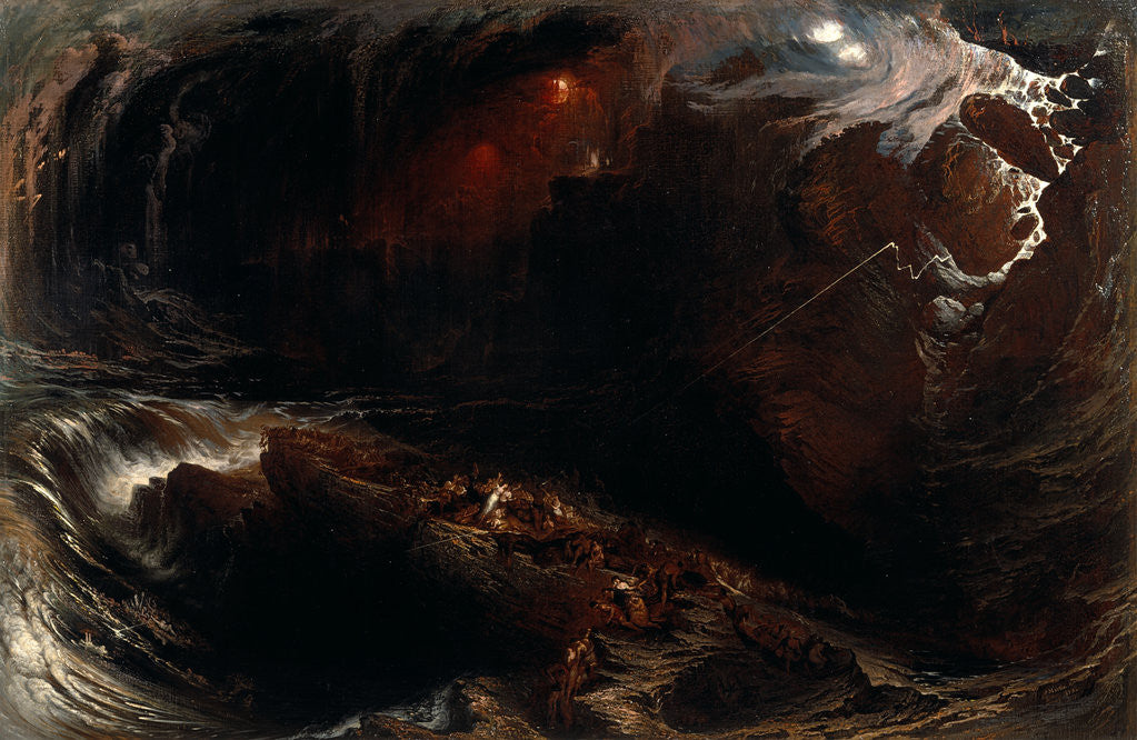 Detail of The Deluge by John Martin