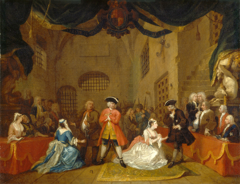 Detail of The Beggar's Opera by William Hogarth