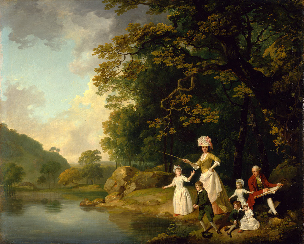 Detail of The Browne Family by Francis Wheatley