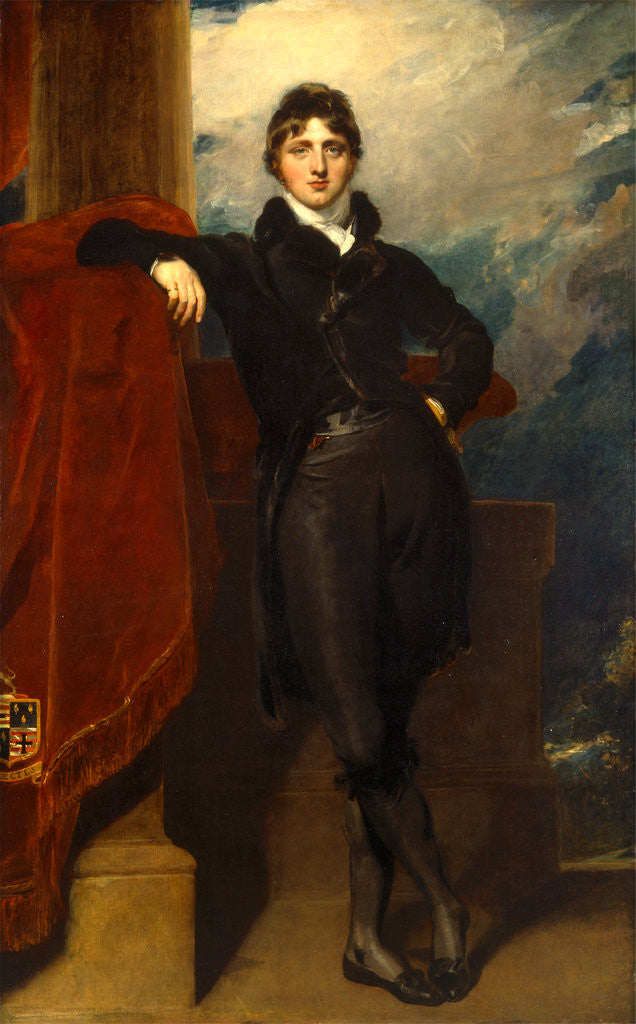 Detail of Lord Granville Leveson-Gower, later 1st Earl Granville by Sir Thomas Lawrence