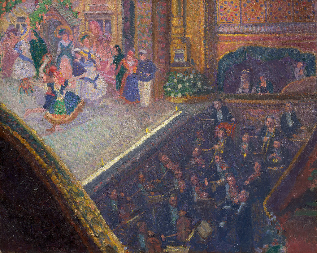 Detail of Ballet Scene from 'On the Sands' by Spencer Frederick Gore