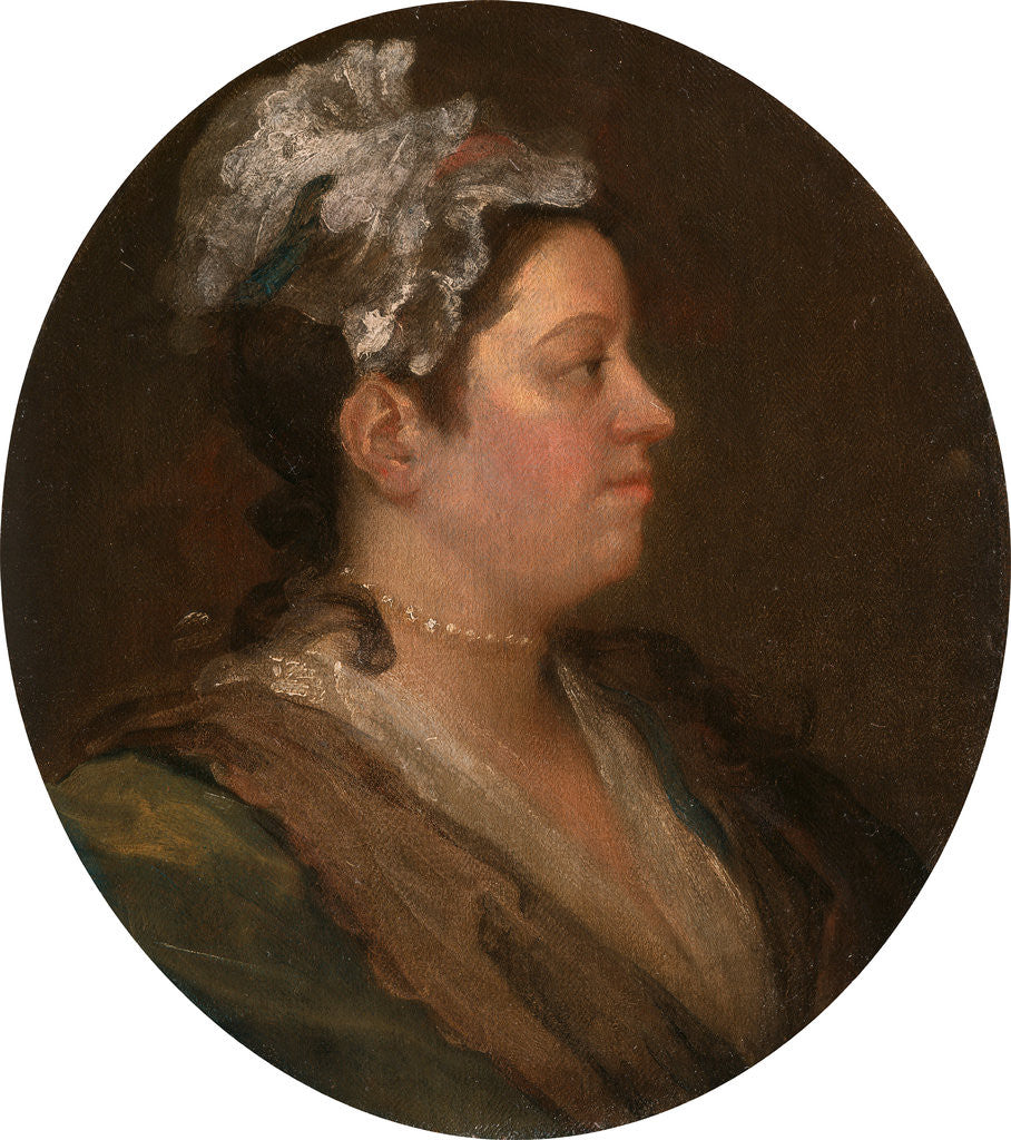 Detail of Mary Hogarth by William Hogarth