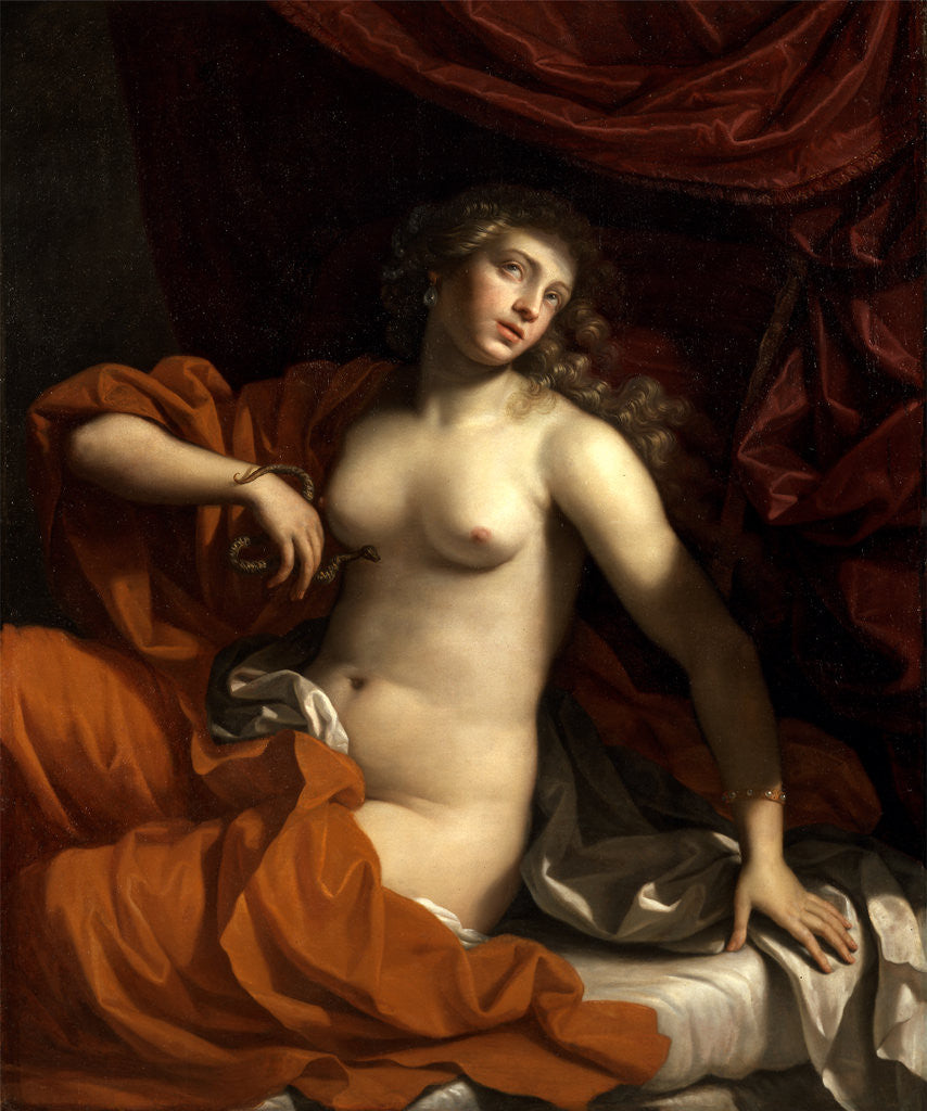 Detail of Cleopatra by Benedetto Gennari