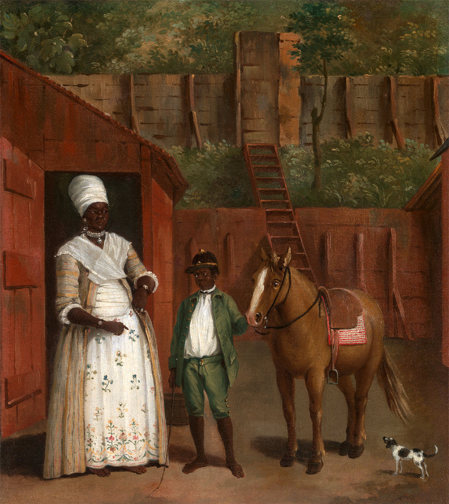Detail of A Mother with her Son and a Pony by Agostino Brunias