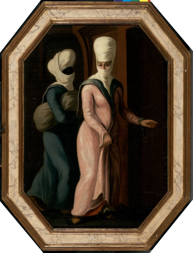 Detail of A Turkish Lady Going with her Slave to the Bath by Francis Smith