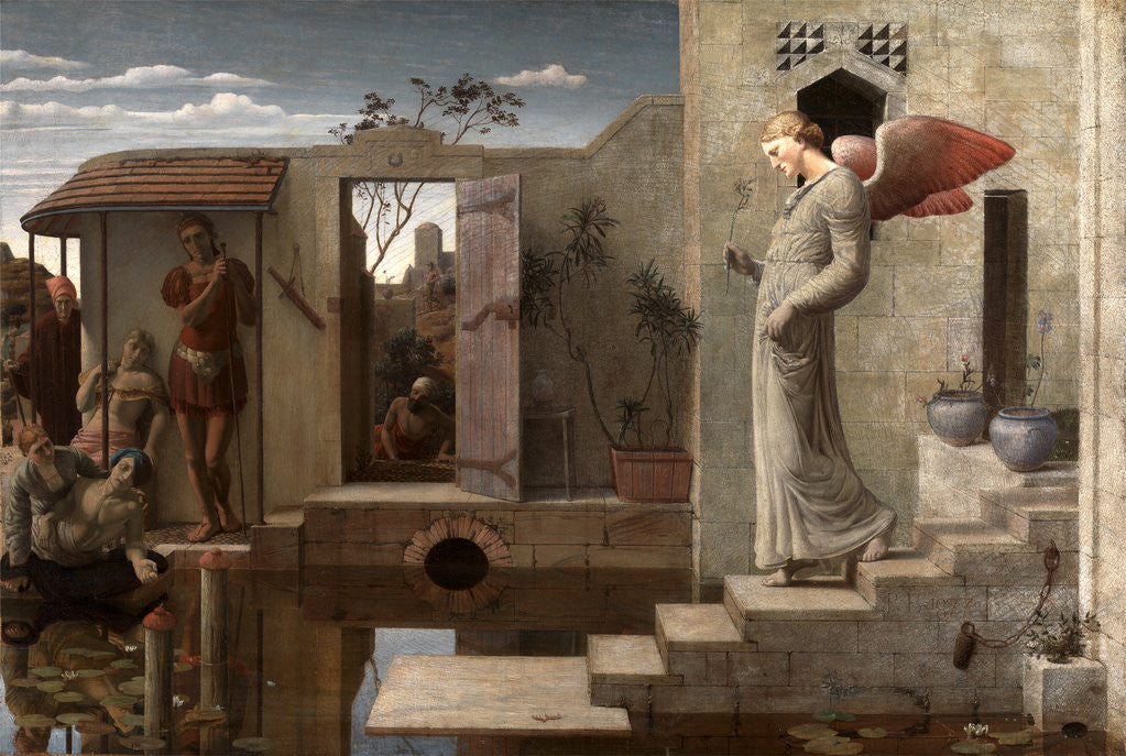 Detail of The Pool of Bethesda by Robert Bateman