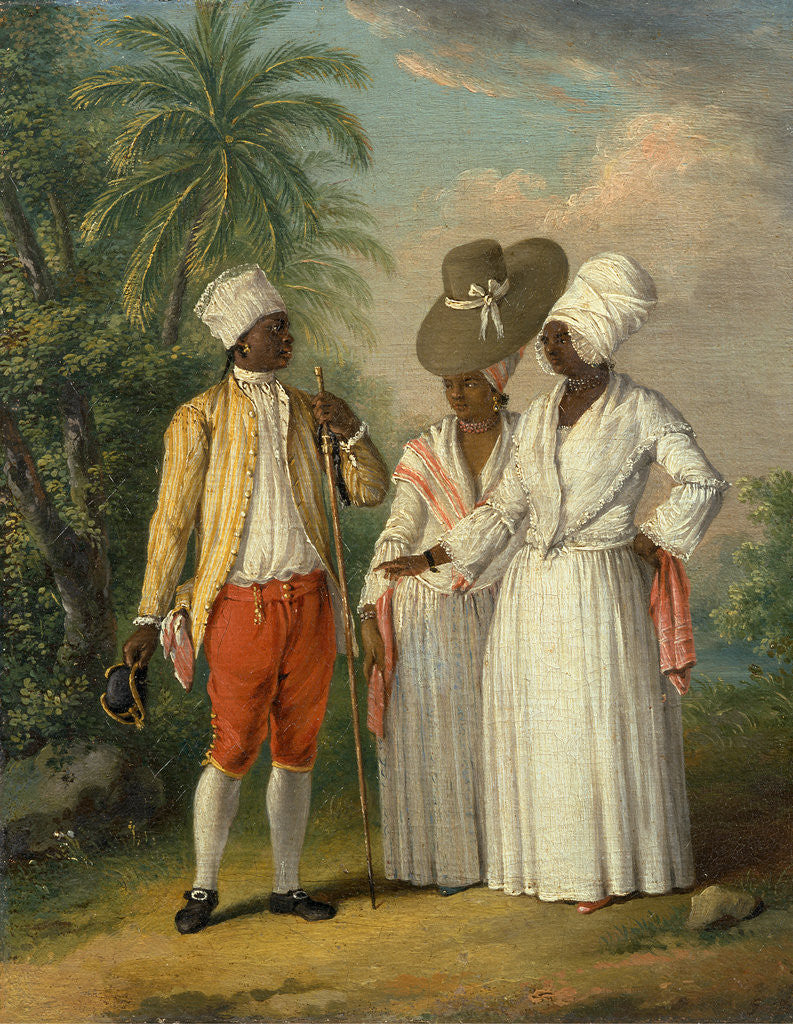 Detail of Free West Indian Dominicans by Agostino Brunias