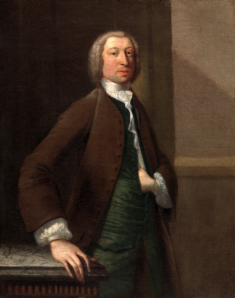 Detail of Tobias Smollett, Perhaps by Robert Scaddon by Robert Scaddon