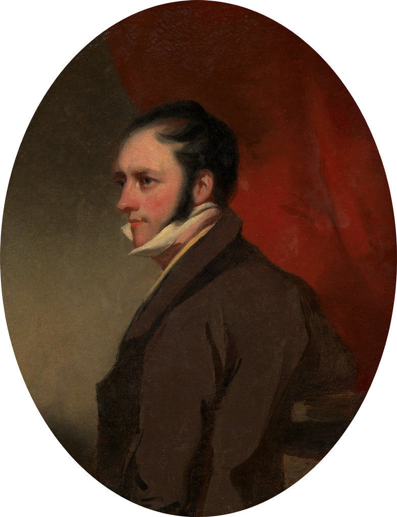 Detail of A Man Called W. C. Hunter by George Chinnery