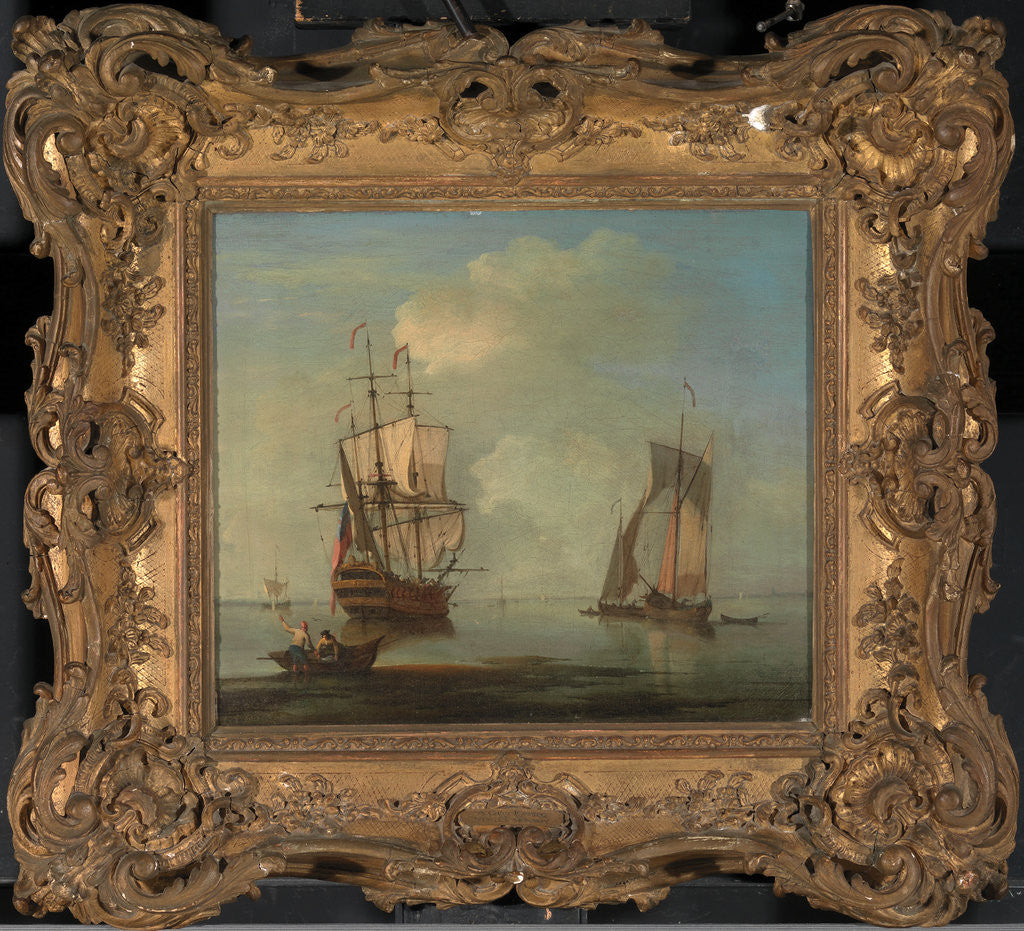 Detail of An Evening Calm by Peter Monamy