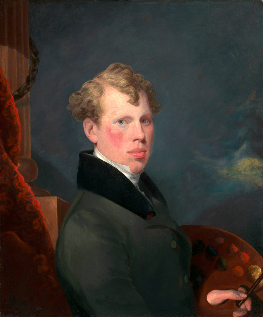 Detail of Self-Portrait by George Chinnery