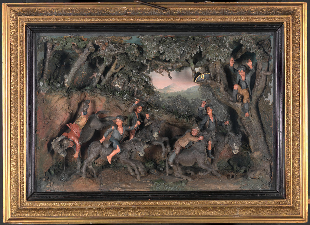 Detail of A Race of Chimney-sweeps on Donkeys by Samuel Percy