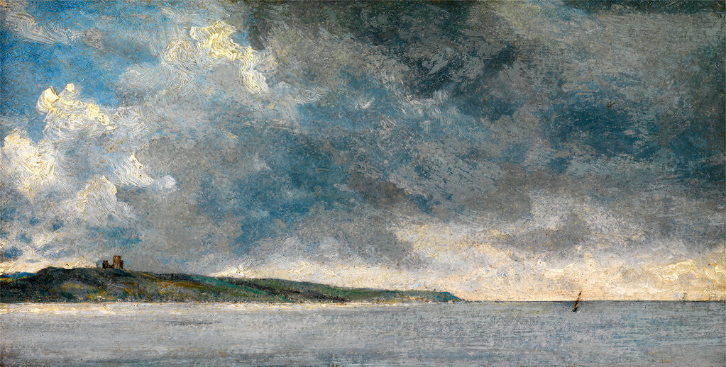 Detail of Coastal Scene with Cliffs by John Constable