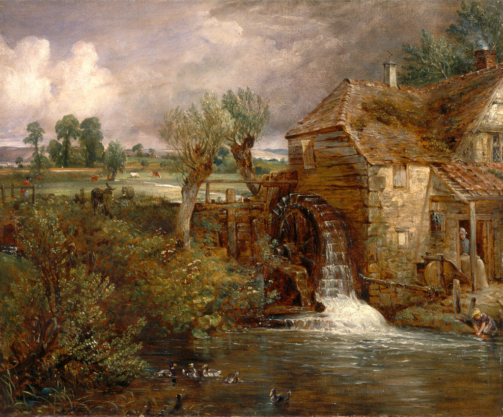 Detail of Parham Mill, Gillingham Mill at Gillingham, Dorset by John Constable